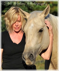Equine healing testimonial: aggressive, non trusting mare becomes affectionate.